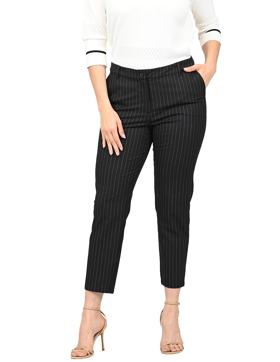 Pantalón capri ajustado para mujer 2