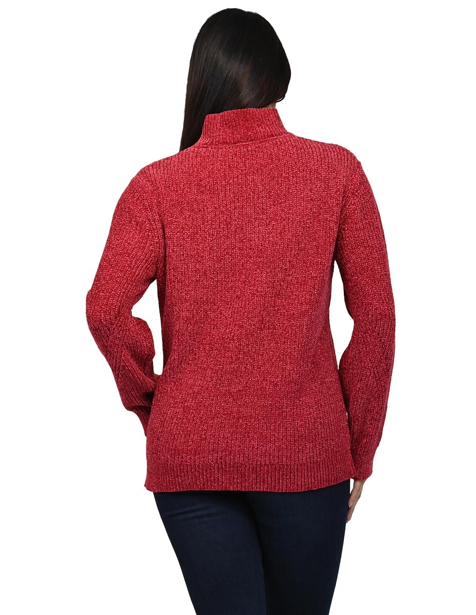 Suéter cuello alto para mujer 4