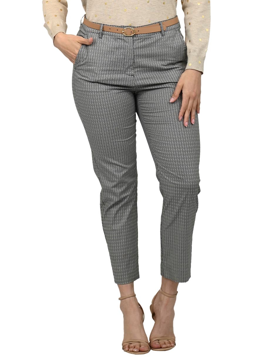 Pantalón capri mom para mujer