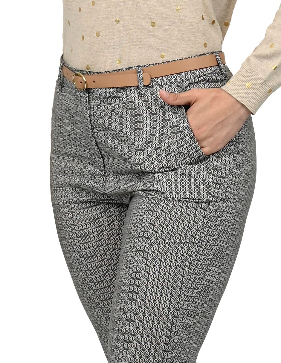 Pantalón capri mom para mujer 4