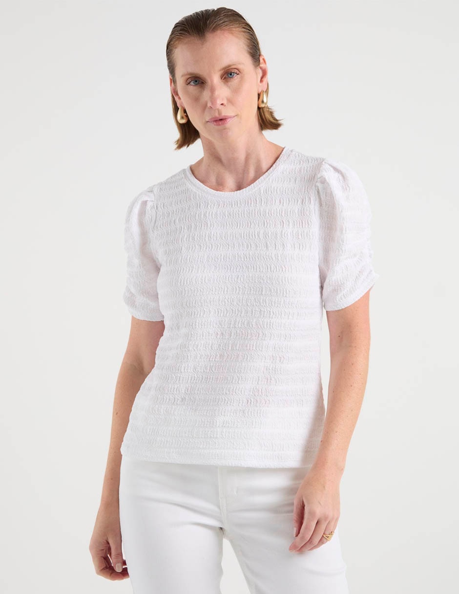 Blusa manga corta para mujer 2