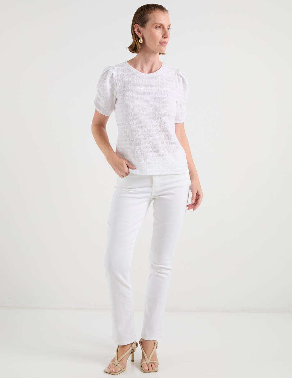 Blusa manga corta para mujer 3