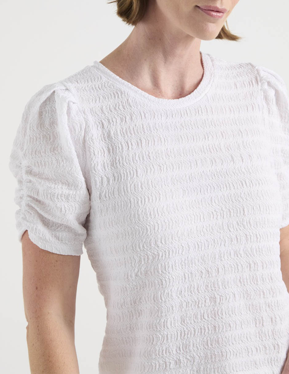 Blusa manga corta para mujer 4