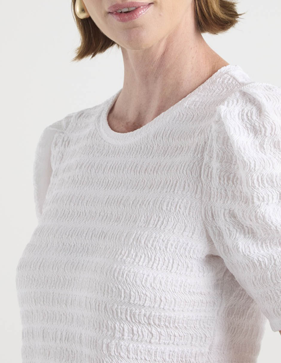 Blusa manga corta para mujer 5