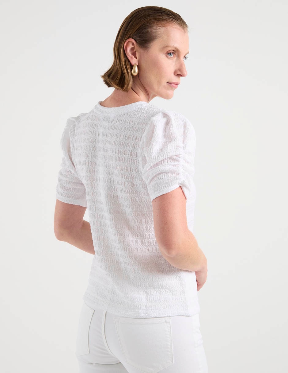 Blusa manga corta para mujer 6
