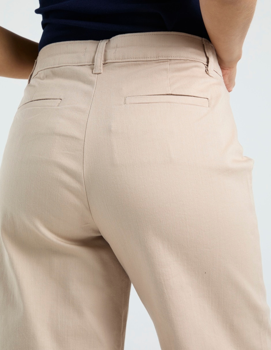 Pantalón capri wide leg para mujer 10
