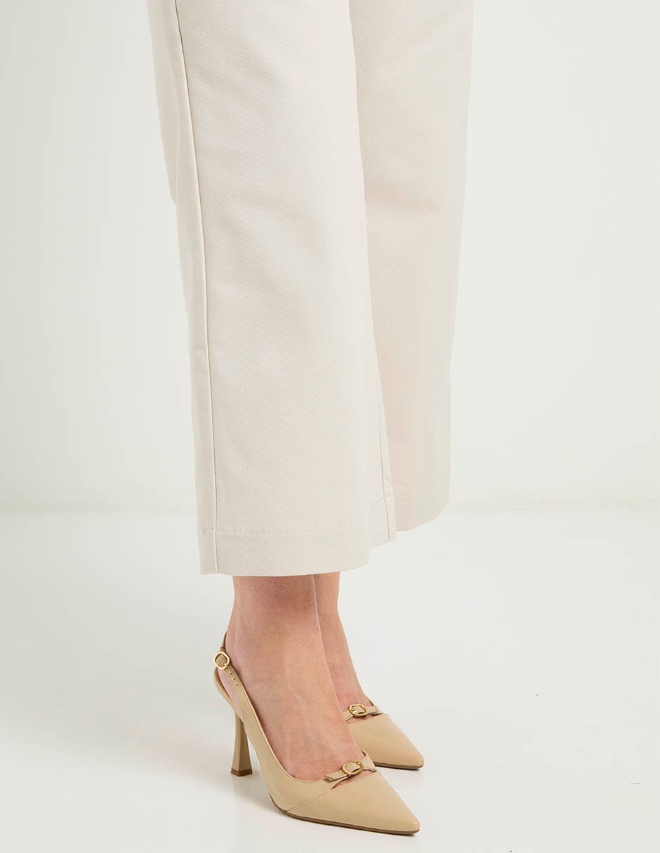Pantalón coulotte amplio para mujer 9