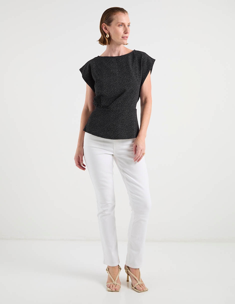 Blusa manga corta para mujer 3