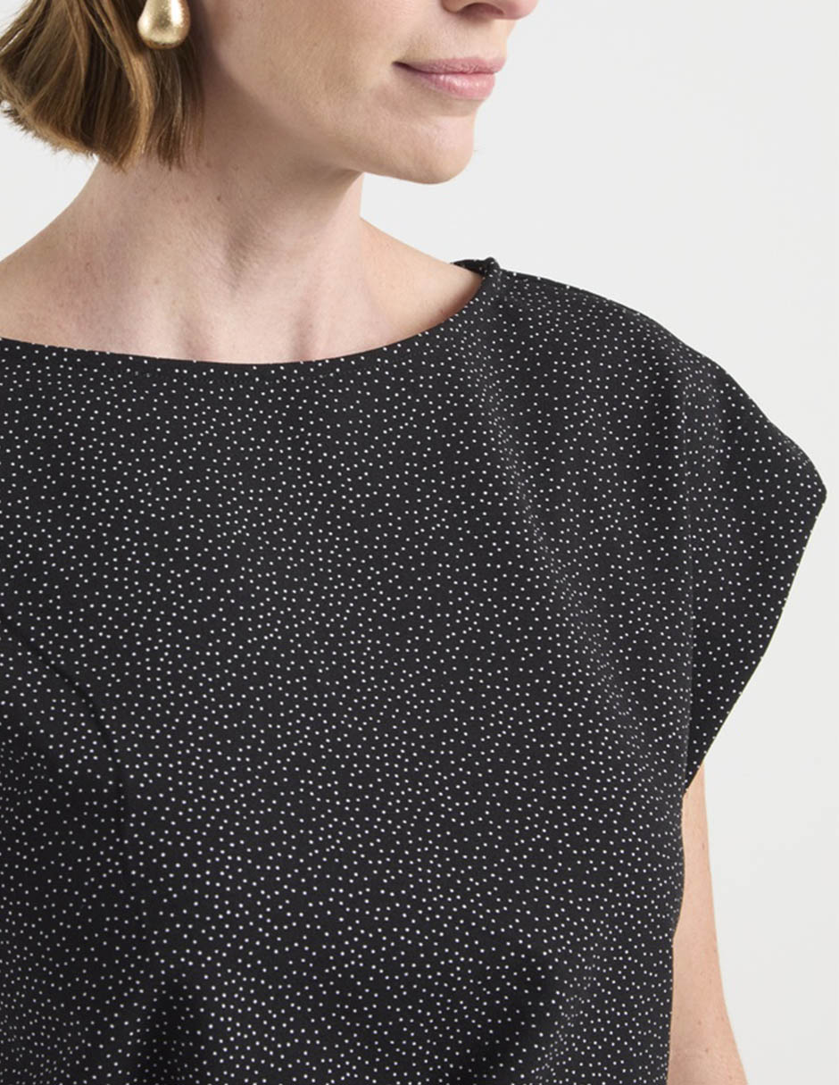 Blusa manga corta para mujer 4