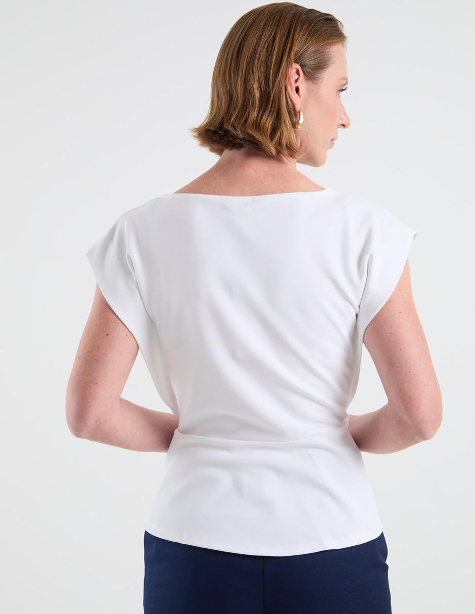Blusa manga corta para mujer 6