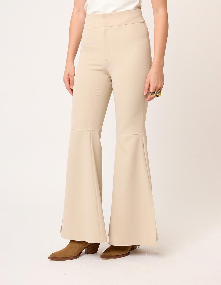 Pantalón flare amplio para mujer 2