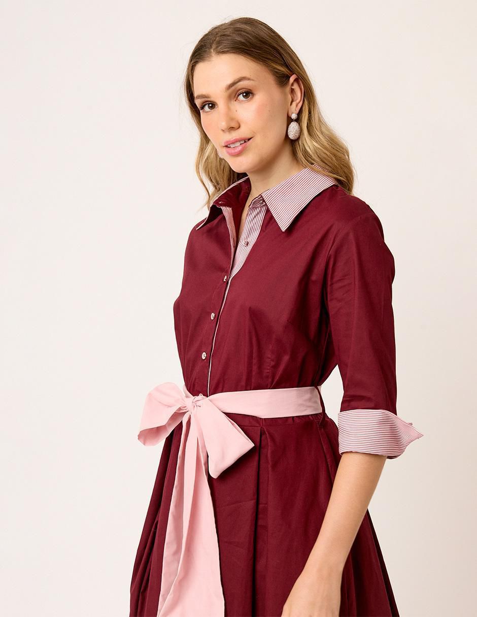 Vestido midi formal Eugenia para mujer 4