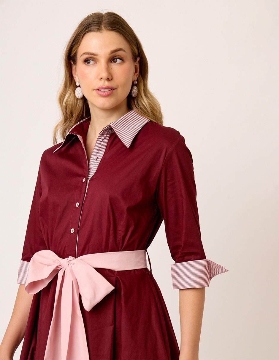 Vestido midi formal Eugenia para mujer 5
