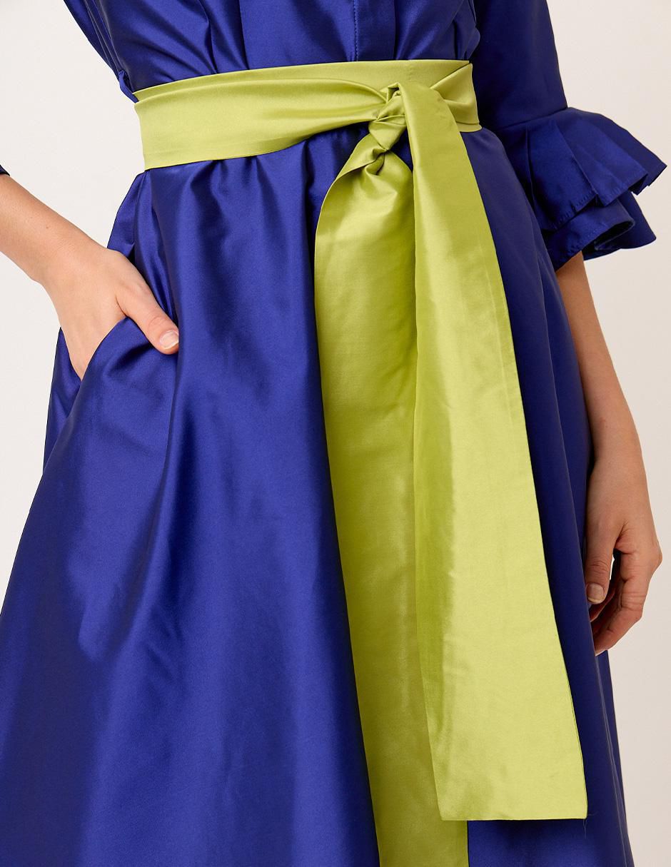 Vestido midi formal Eugenia para mujer 8