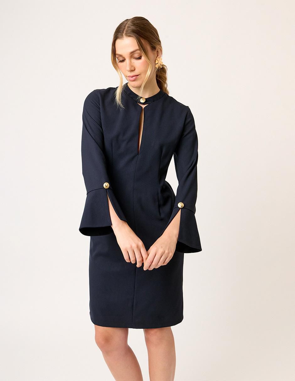 Vestido midi formal Eugenia para mujer 6