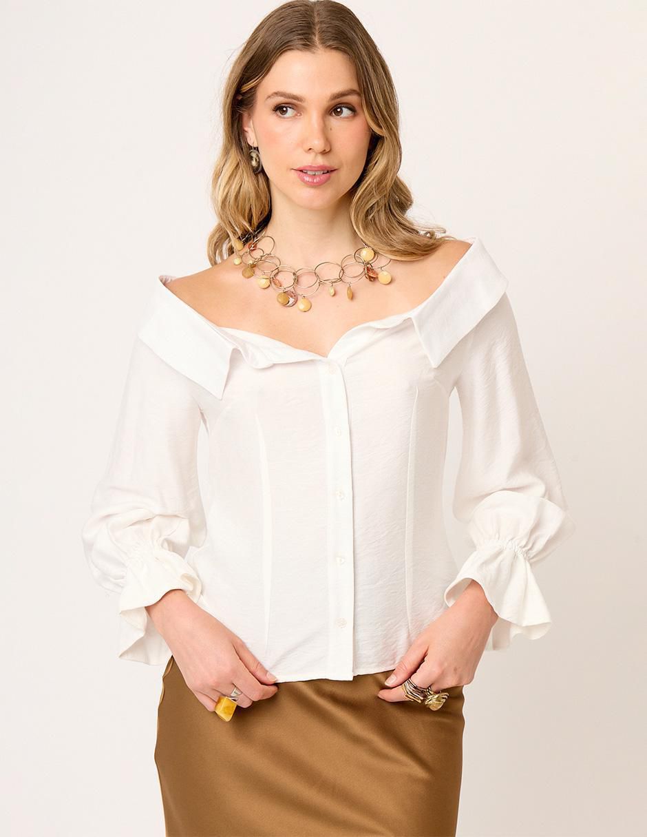 Blusa manga larga para mujer 2