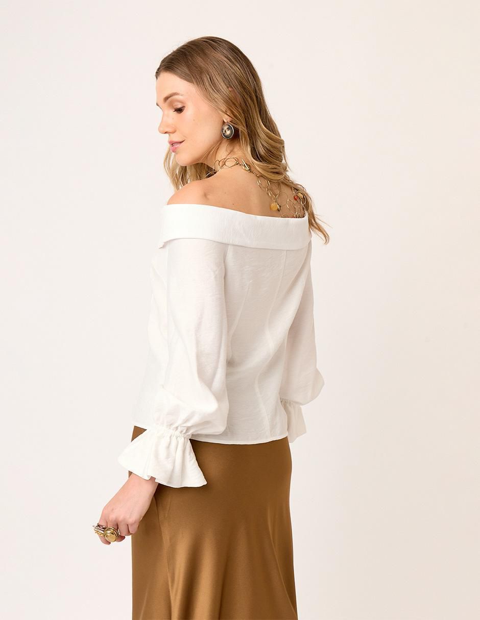 Blusa manga larga para mujer 7