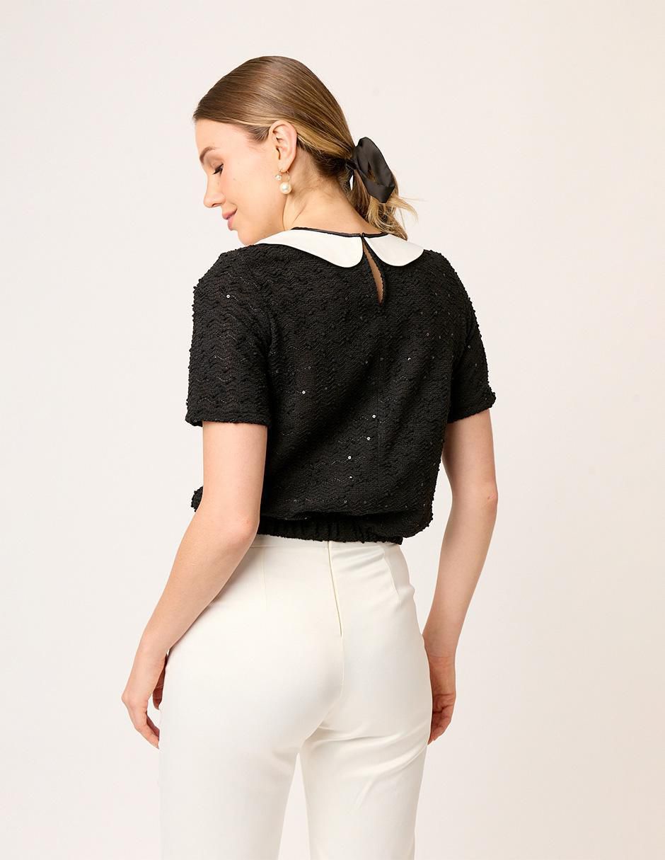 Blusa manga corta para mujer 10
