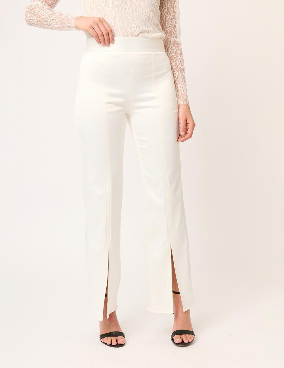 Pantalón de vestir ajustado para mujer