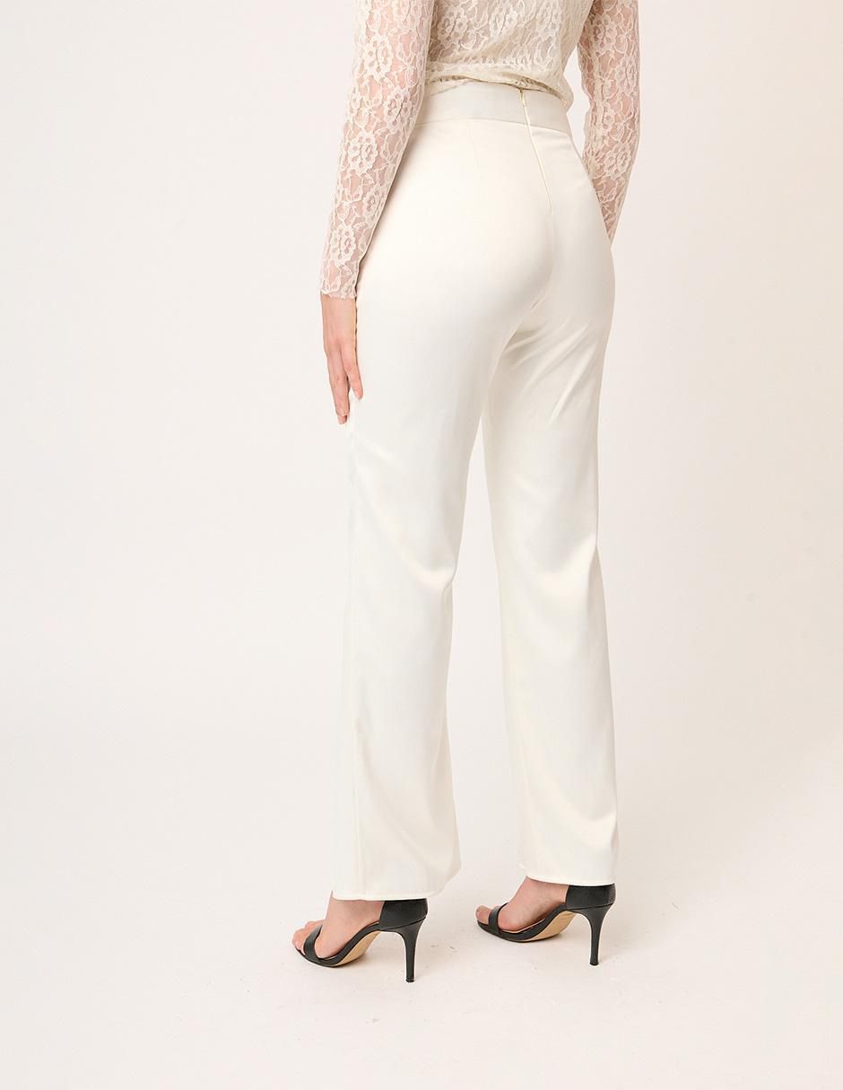 Pantalón de vestir ajustado para mujer 7