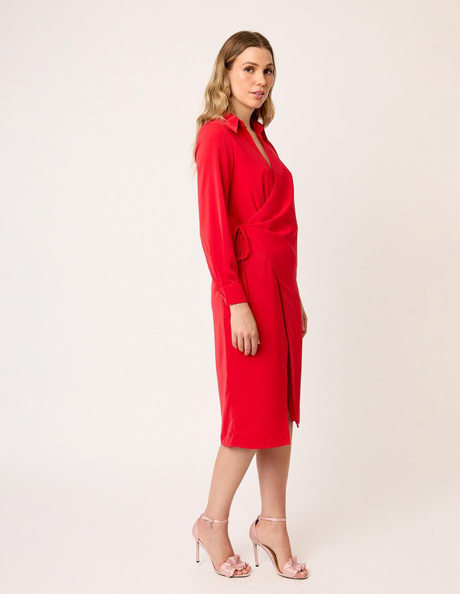 Vestido midi formal Eugenia para mujer 2