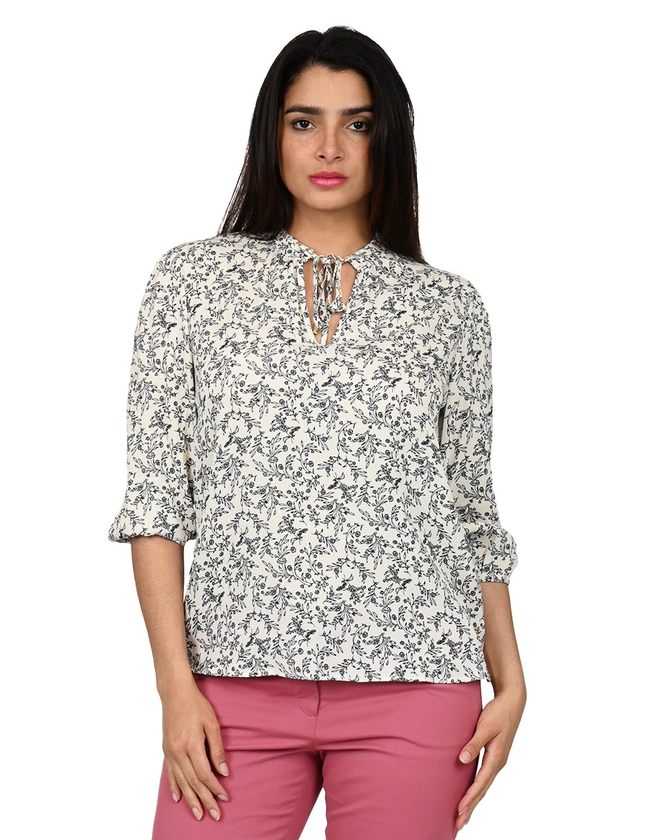 Blusa manga 3/4 para mujer