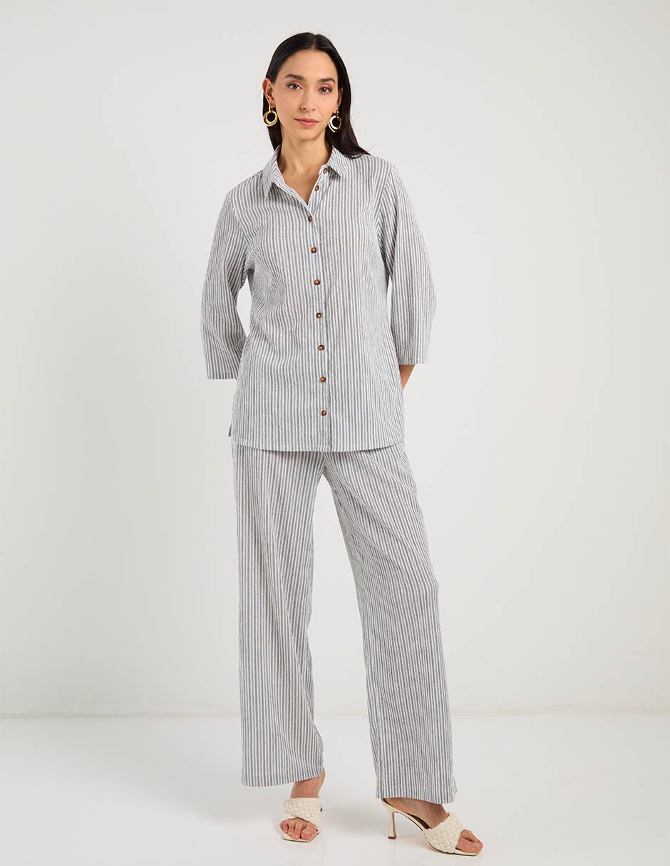 Pantalón relaxed amplio para mujer