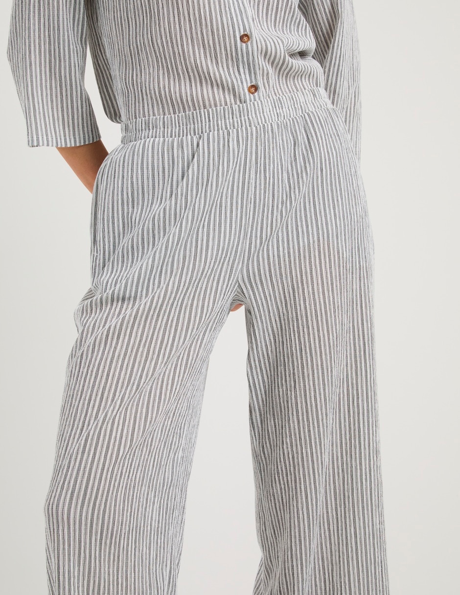 Pantalón relaxed amplio para mujer 4