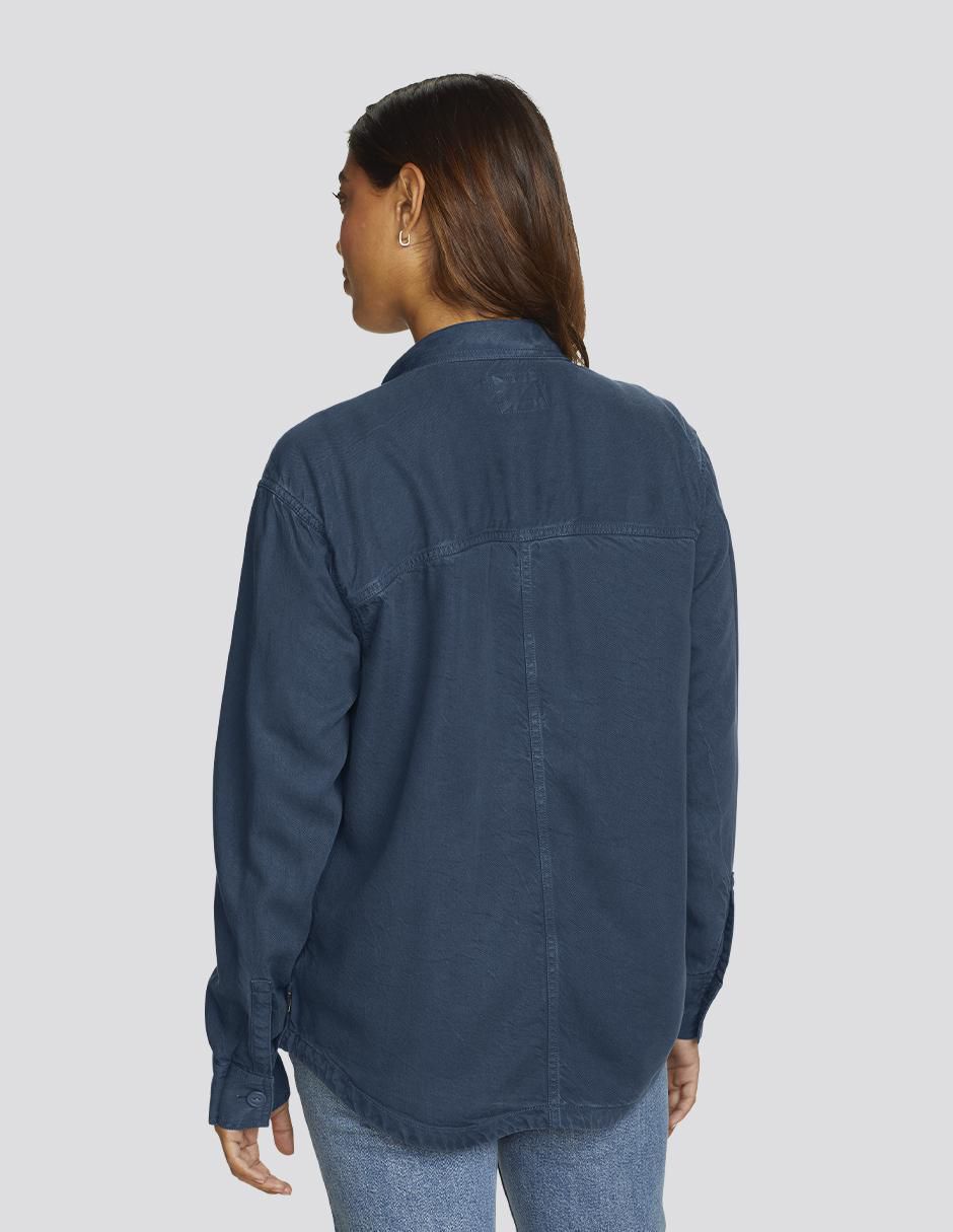 Blusa camisera manga larga para mujer 2