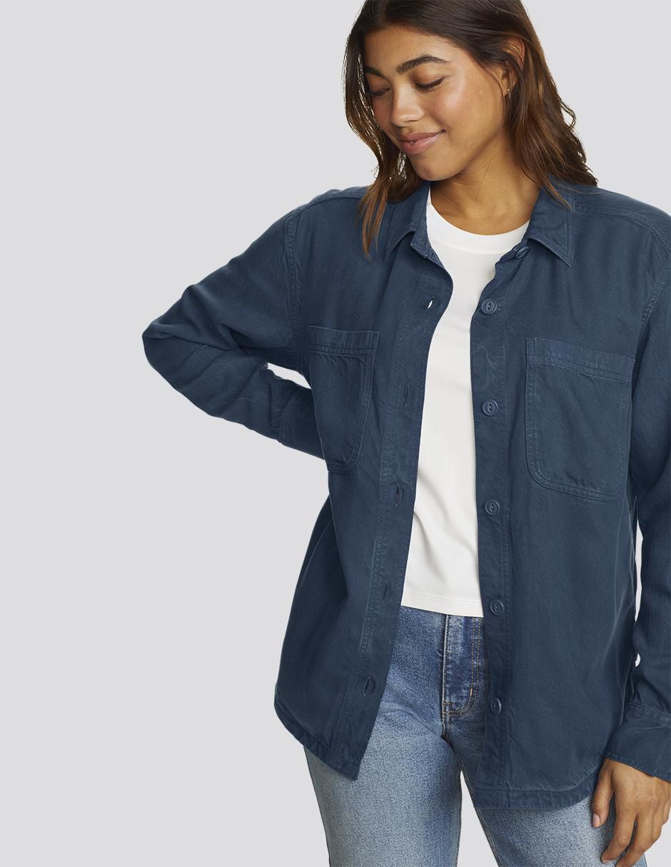 Blusa camisera manga larga para mujer 3