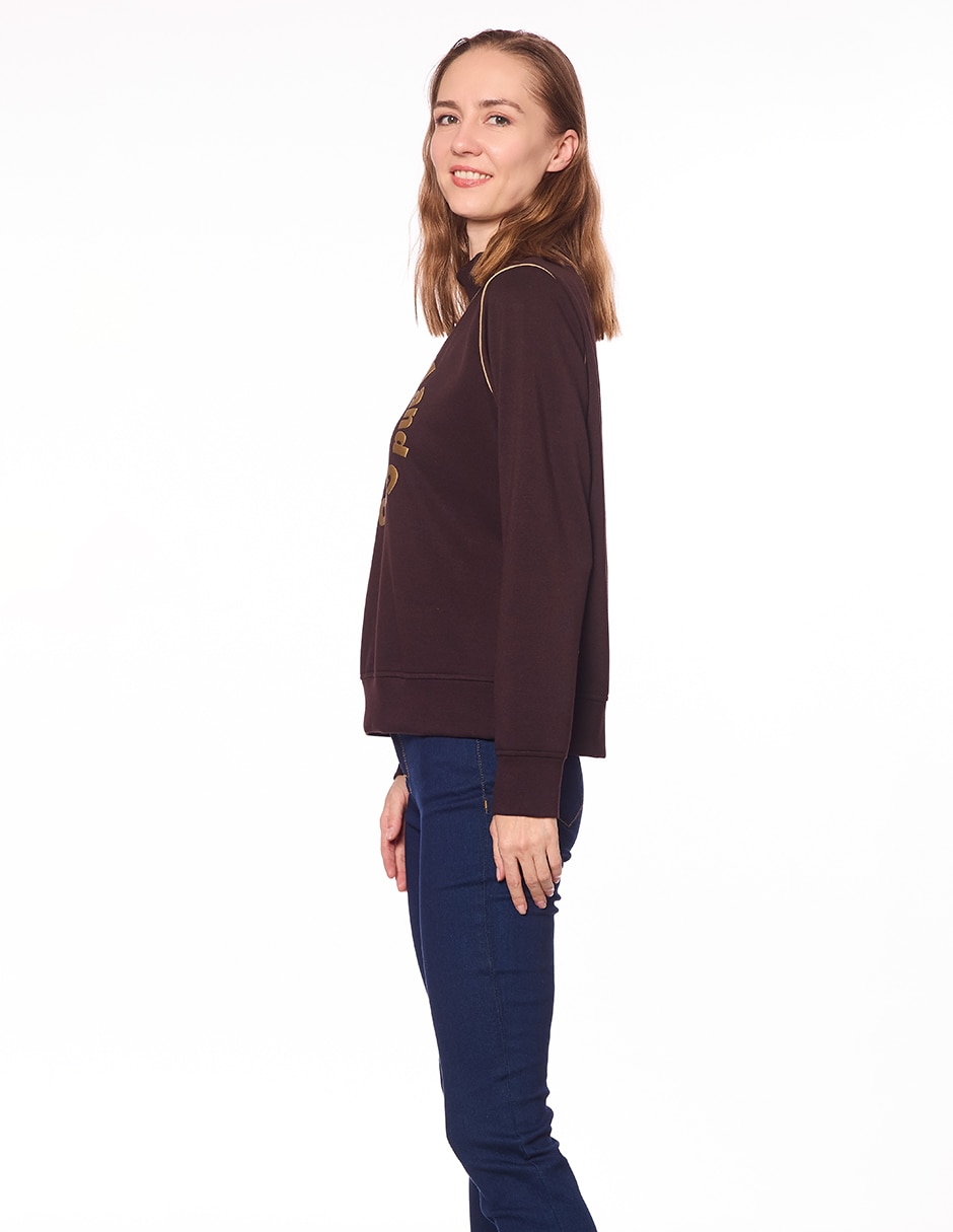 Sudadera con grabado para mujer 3