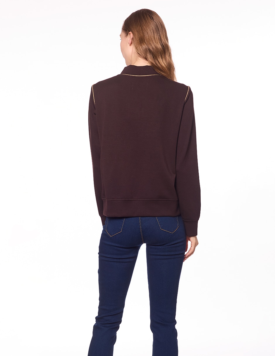 Sudadera con grabado para mujer 4