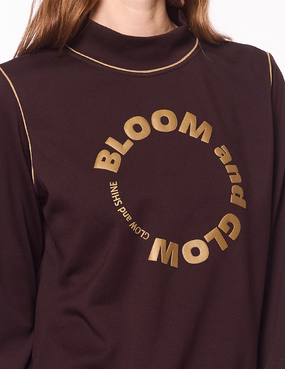 Sudadera con grabado para mujer 5