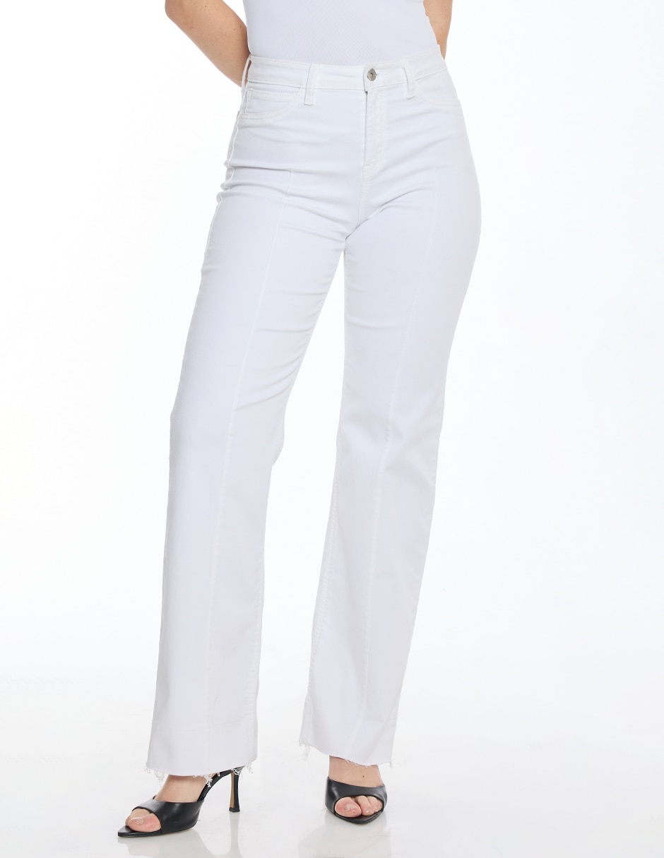 Jeans camapana Denim corte cintura para mujer