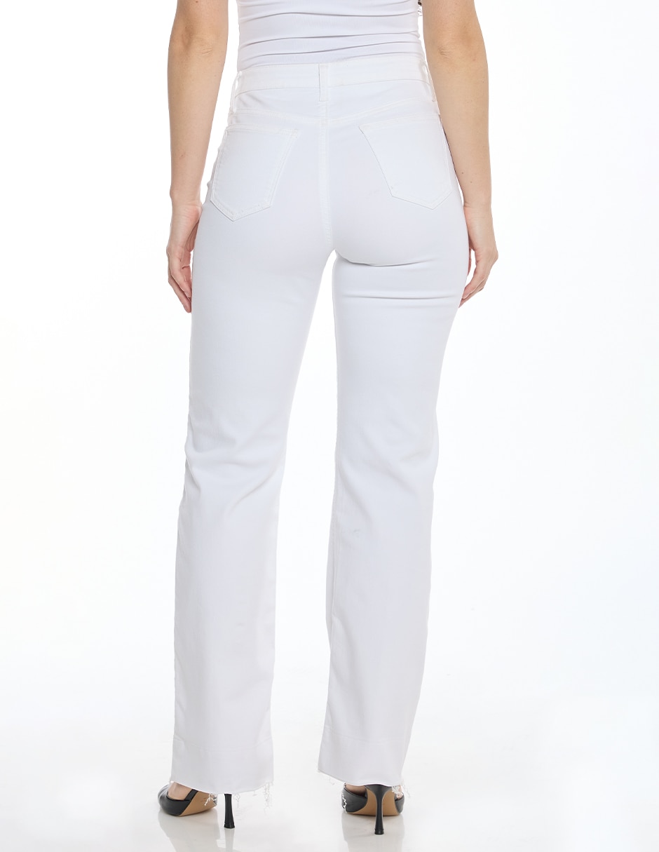 Jeans camapana Denim corte cintura para mujer 4