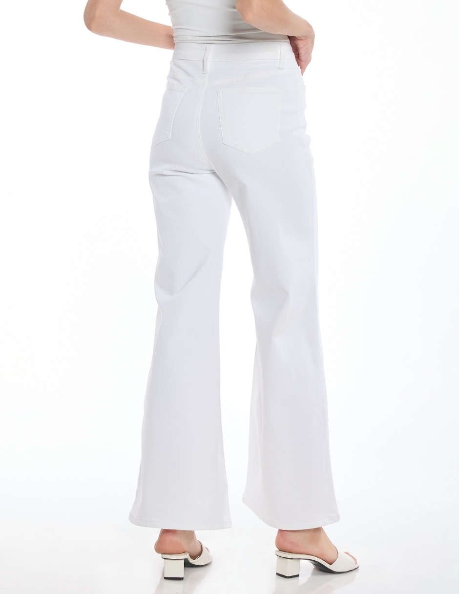Jeans campana Denim corte cintura para mujer 4