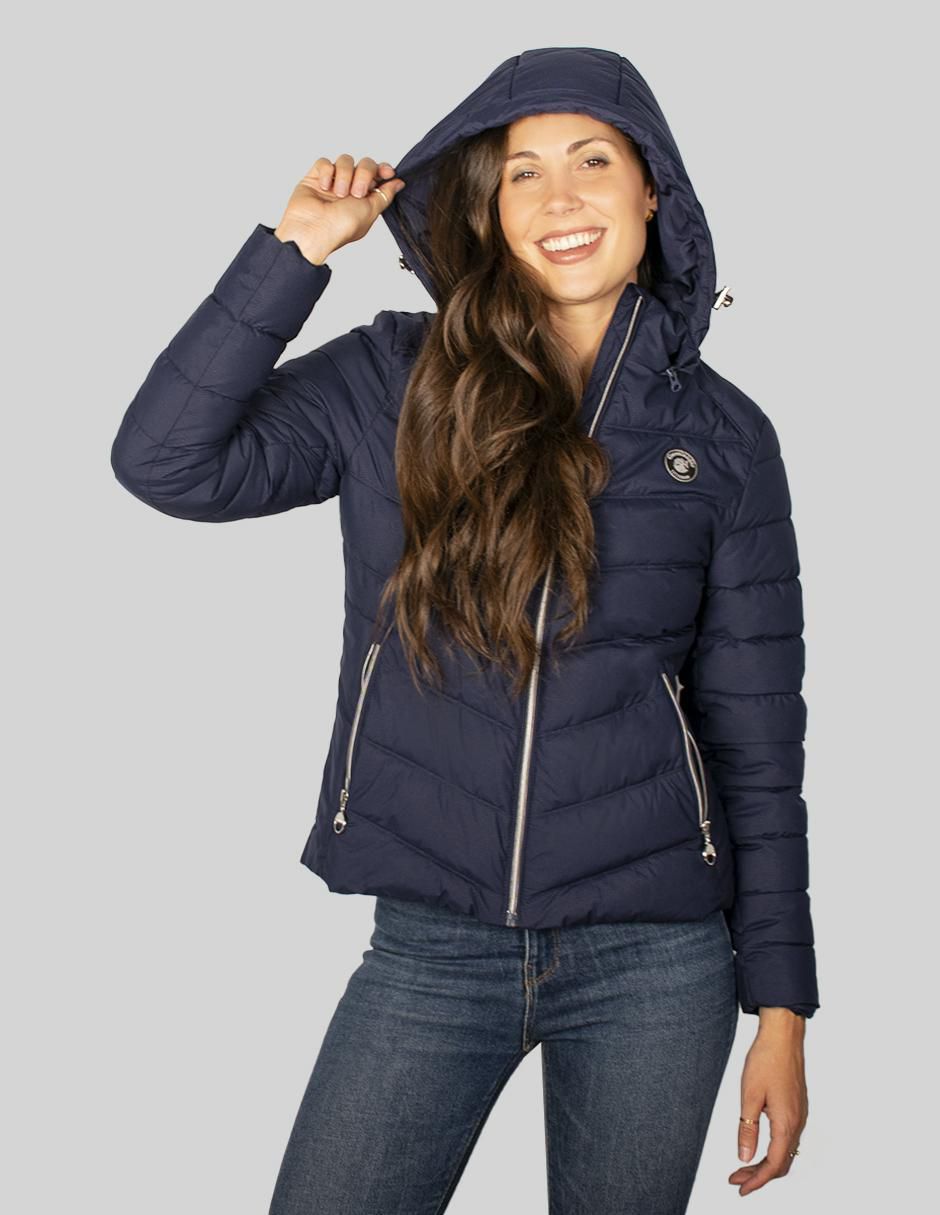 "chamarra" acolchada greenlander no impermeable "de" poliéster "para mujer"