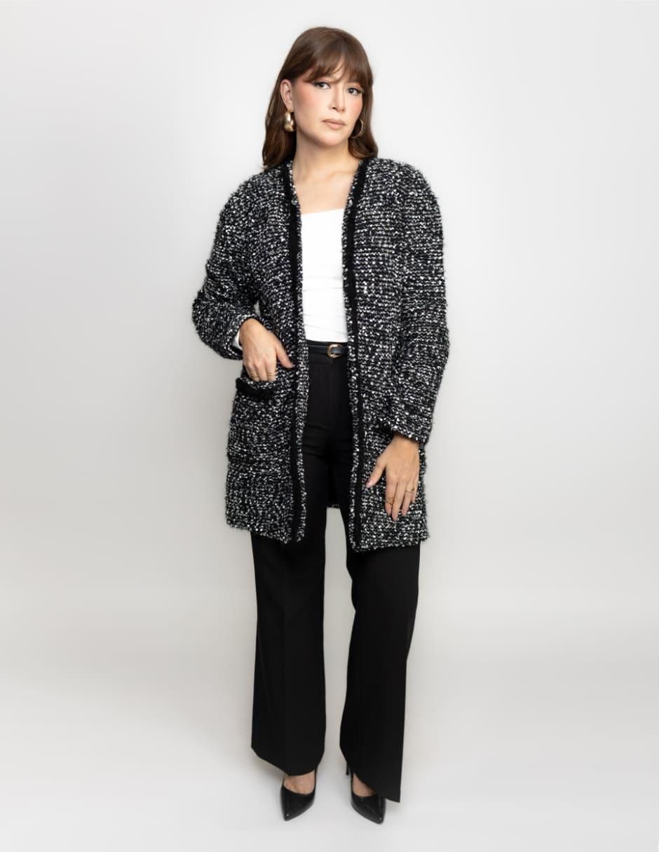 Suéter cuello redondo para mujer 4