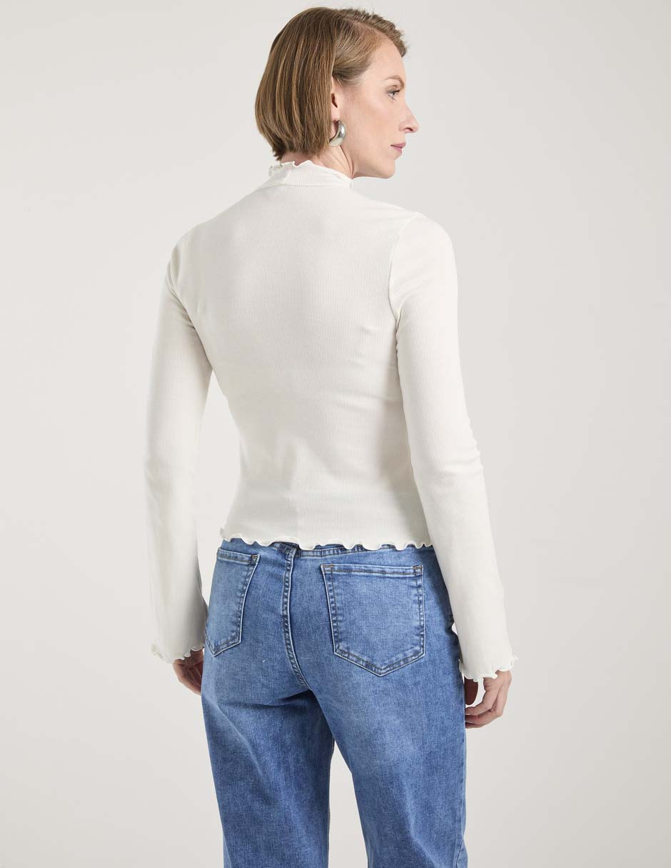 BLUSA OLD NAVY 804777 REGUL, M, BLANCO