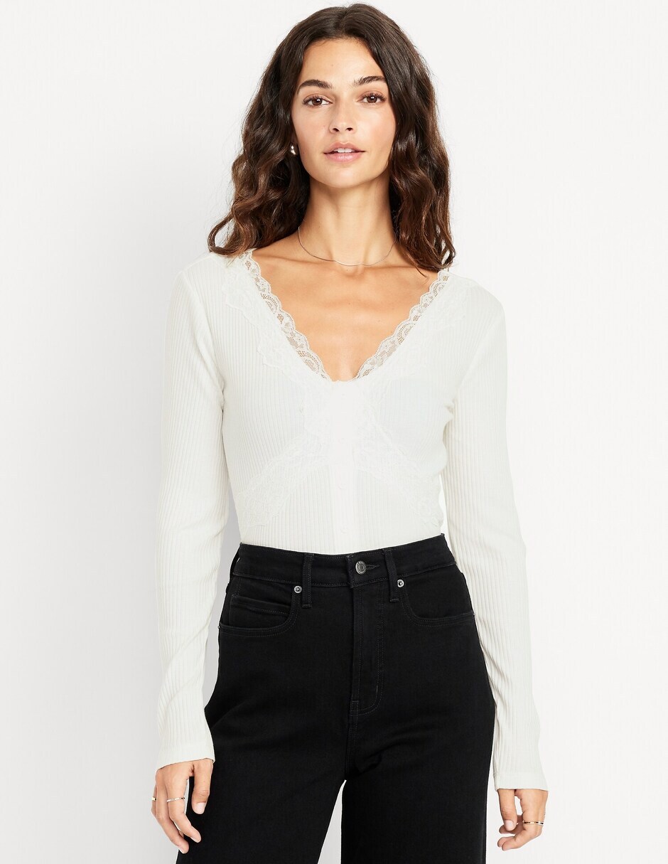 Blusa manga larga para mujer