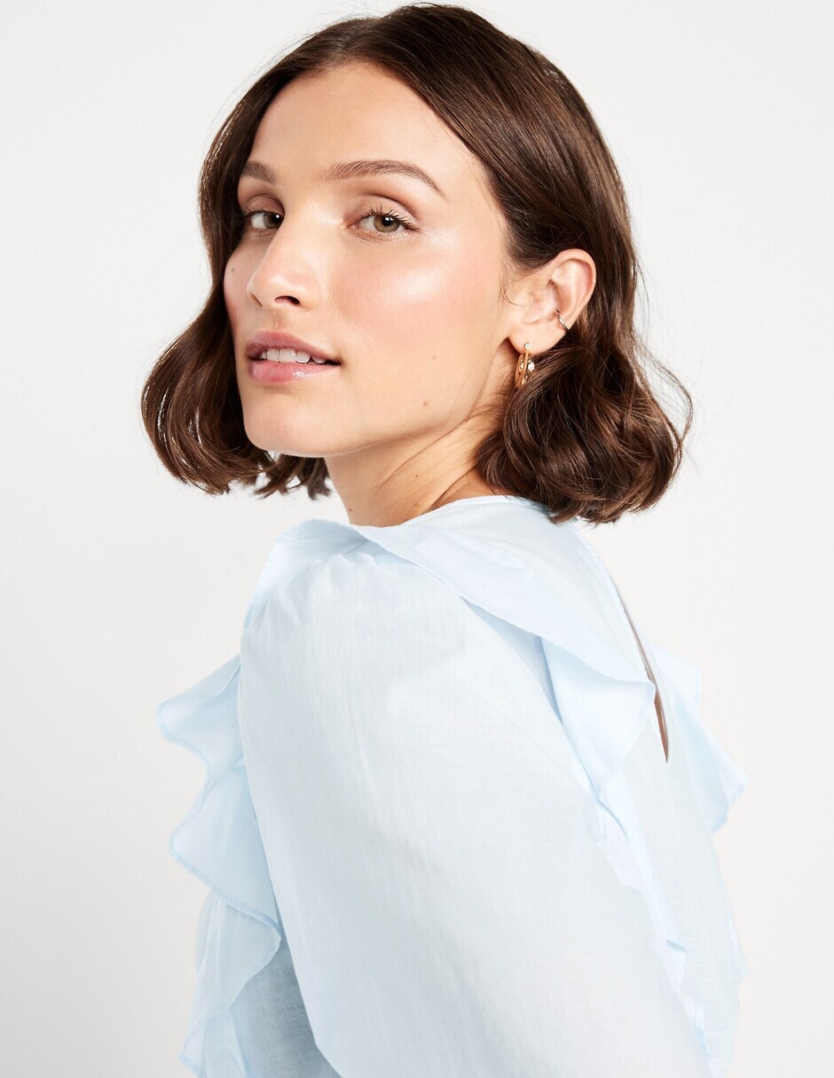 Blusa manga larga para mujer 3