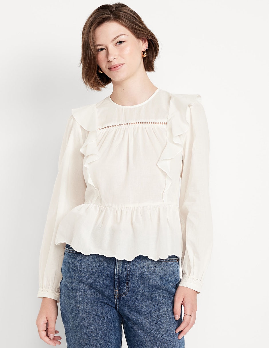 Blusa manga larga para mujer Blusa manga larga para mujer