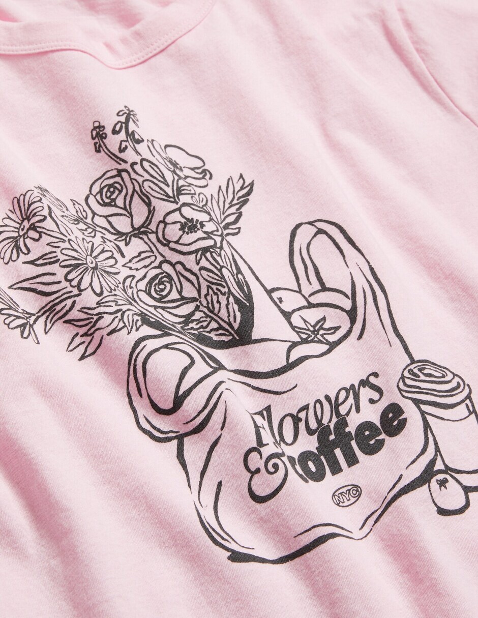 Playera manga corta cuello redondo para mujer 3