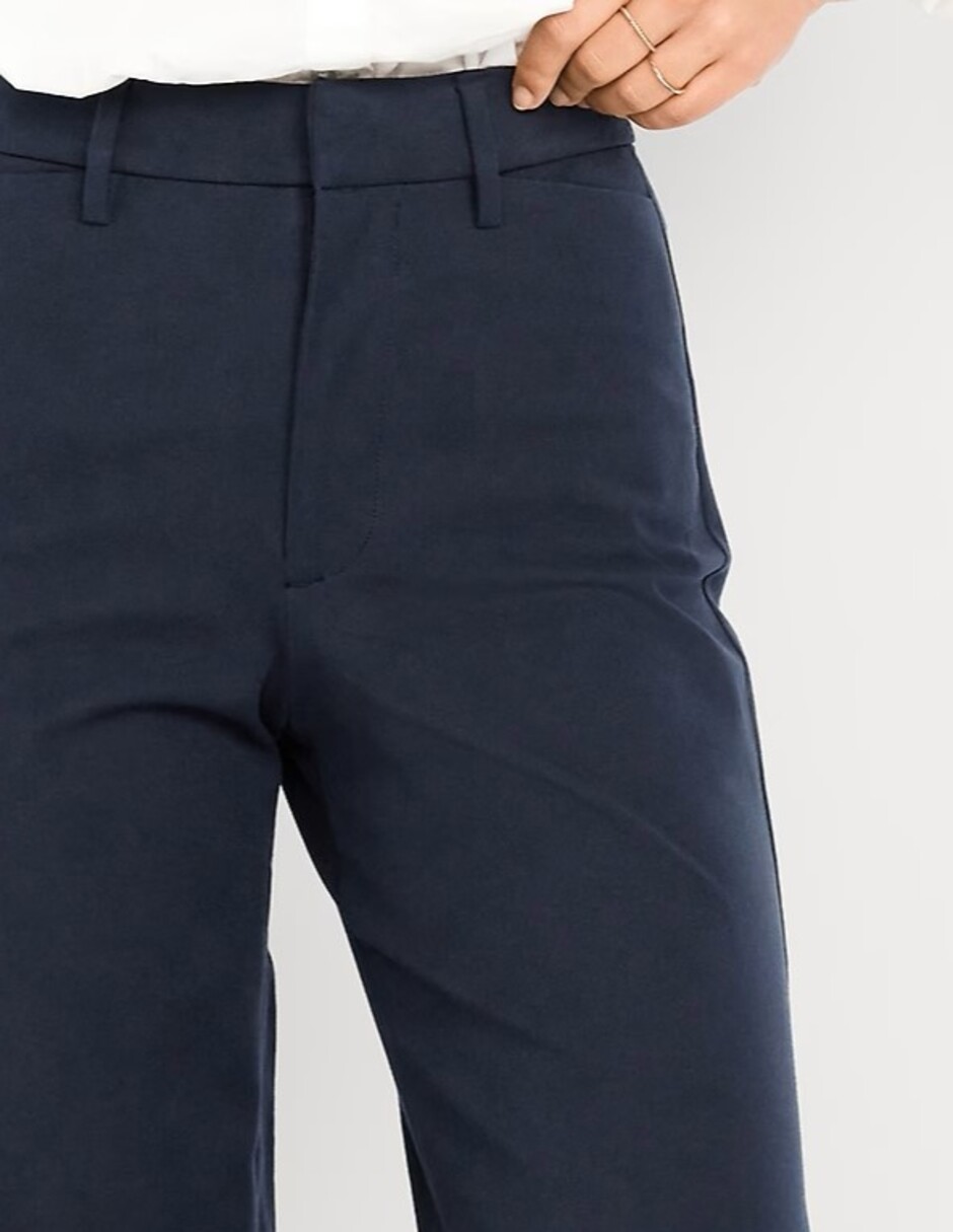 "pantalón" regular wide leg "para mujer" 5