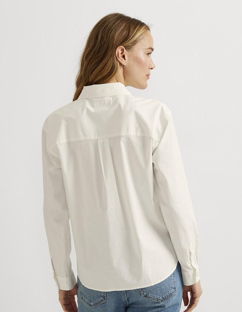 Blusa camisera manga larga para mujer 2