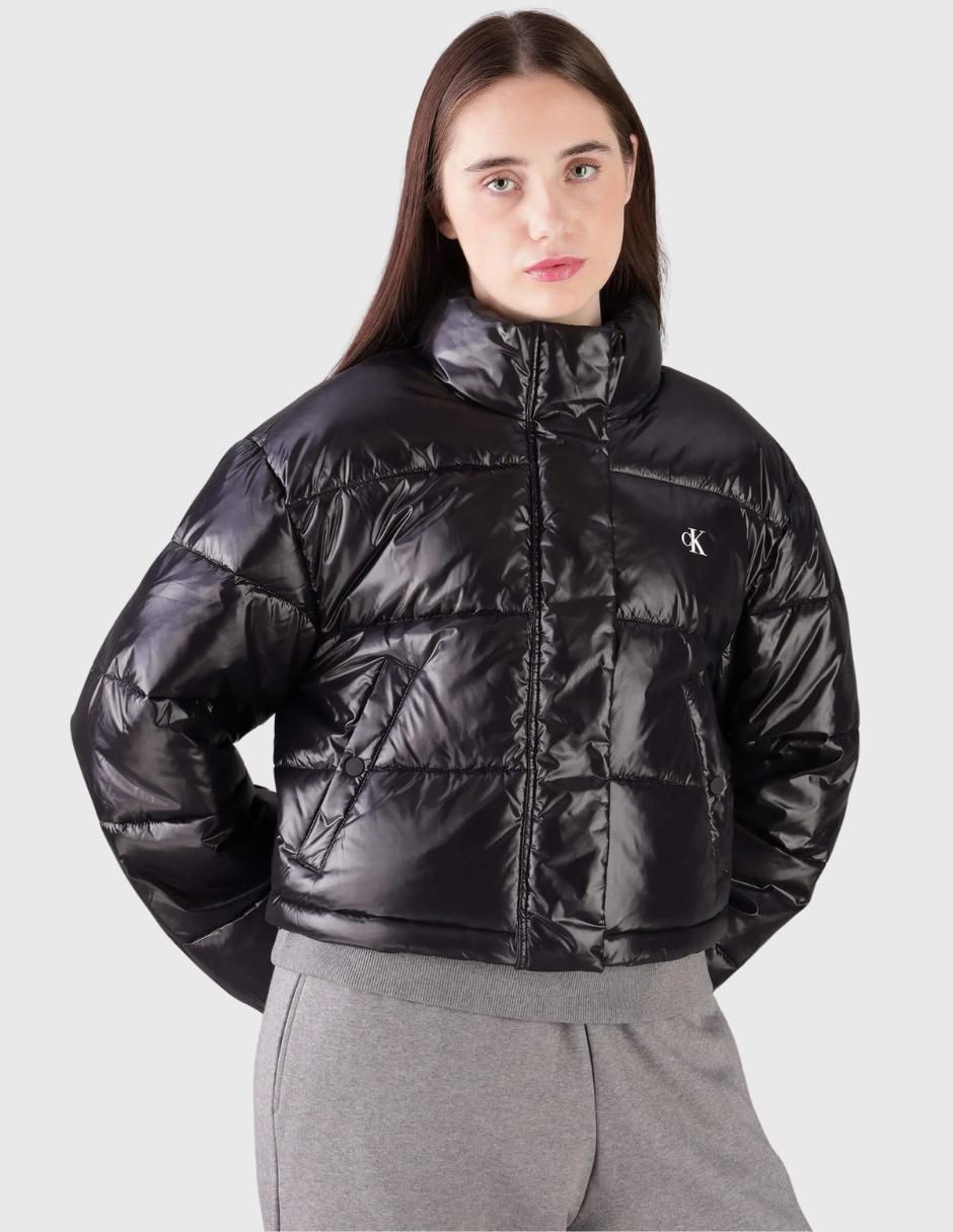 Chamarra acolchada impermeable para mujer