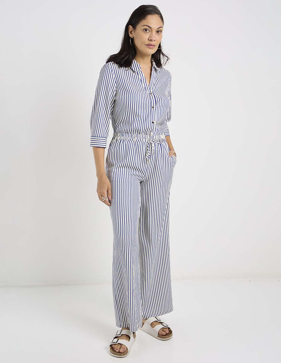 Blusa camisera manga 3/4 para mujer 3