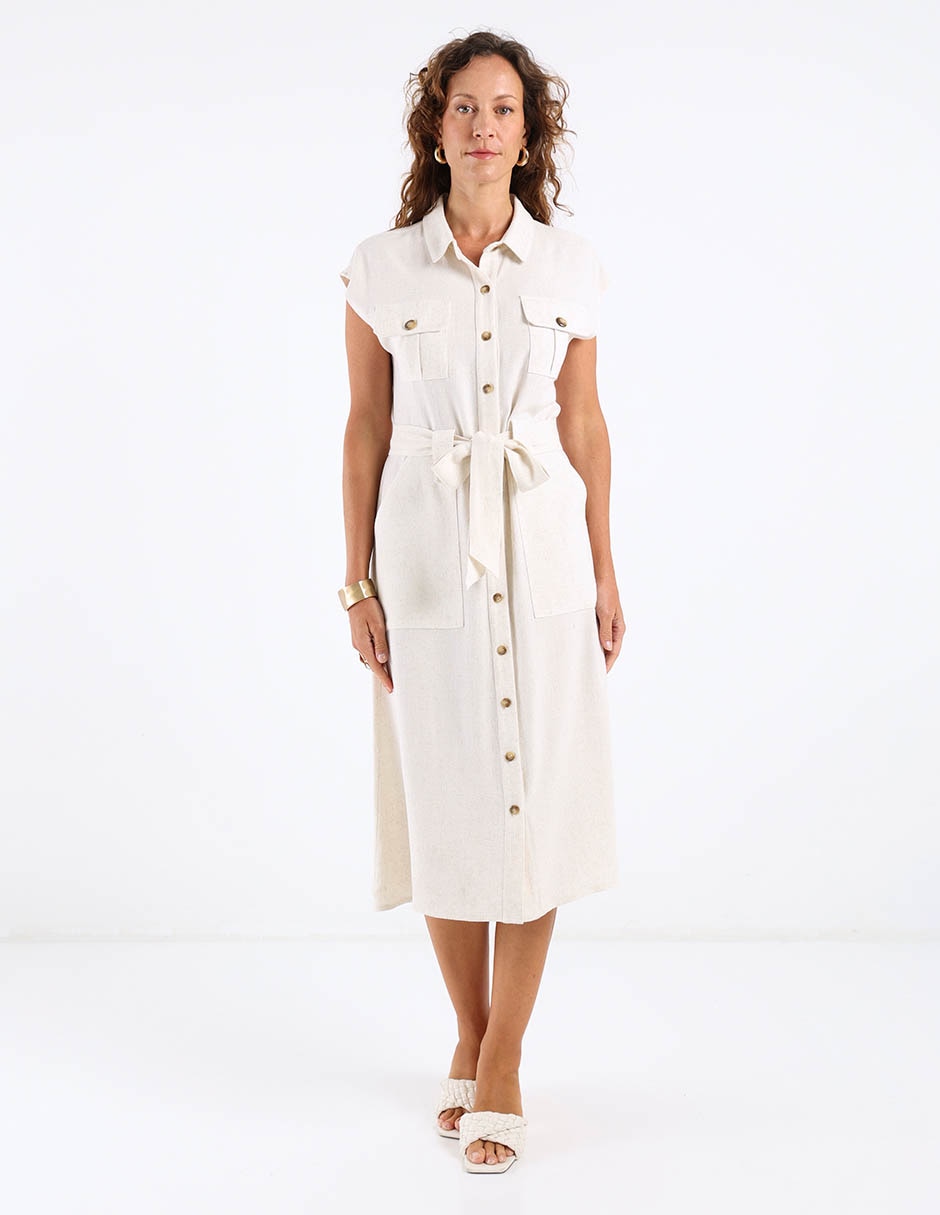 Vestido midi casual para mujer Vestido midi casual para mujer