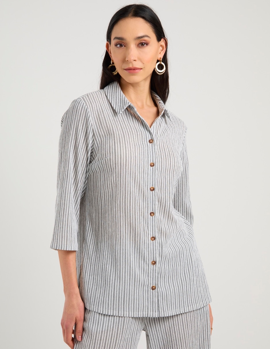 Blusa manga 3/4 para mujer