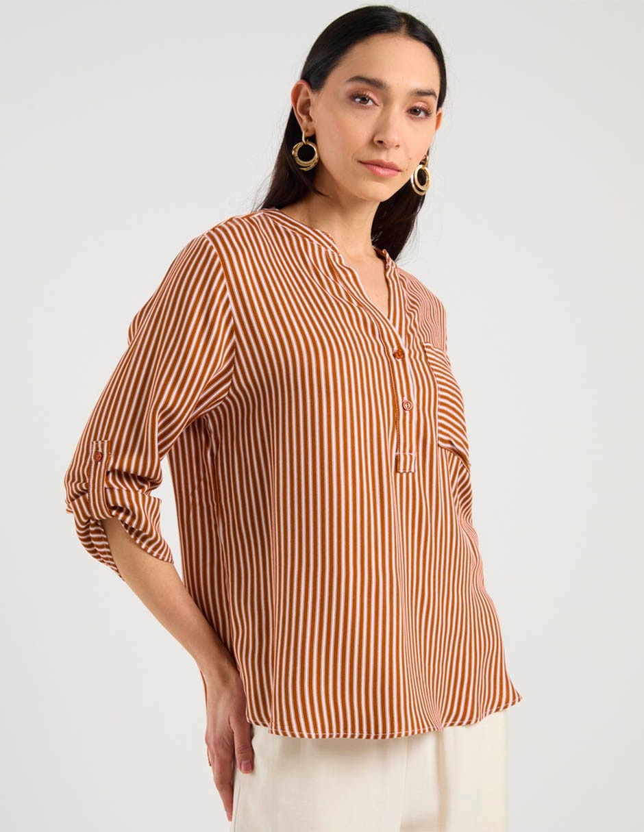 Blusa manga 3/4 para mujer 2